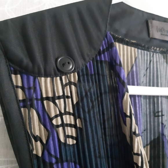 Numph pleated midi dress abstract medium - Picture 3 of 6
